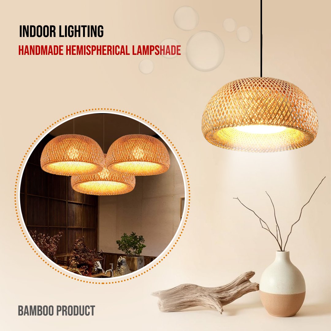 Handmade Hemispherical Lampshade